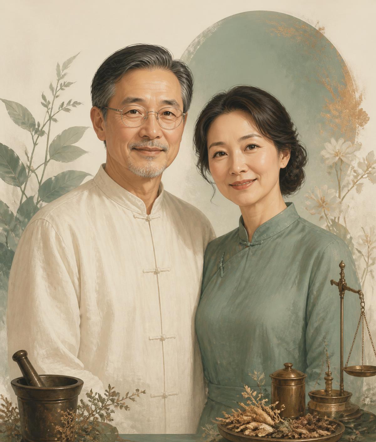 Dr. Chen Zhen și Dr. Wang Fan, fondatorii brandului